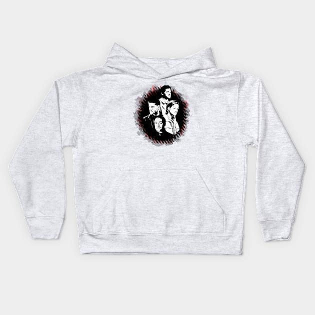 Heaven, Hell, and Earth Kids Hoodie by SuperSamWallace